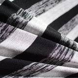Black Stripes Knit, Viscose-Poly — photo 2