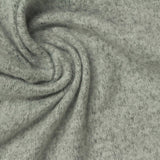 Brushed Polyester Stretch Chunky Knit Fabric, 220 gsm, 160 cm — Grey — photo 2