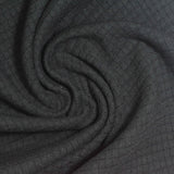 Cotton Polyester Interlock Knit Fabric, 260 gsm, 160 cm — Black — photo 2