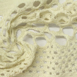 Cream Openwork Chunky Knit, Poly-Cotton — photo 2