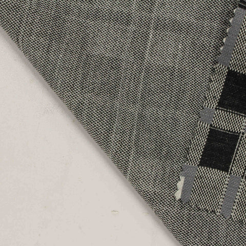 Black Plaid Jacquard, Polyester, 280 gsm