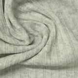 Light Grey Marl Rib Knit, Poly-Viscose — photo 2