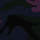 Dark Blue Bold-Camo Ponte Knit, Poly-Nylon — photo 2