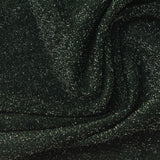 Polyester Metallic Stretch Knit Fabric, 215 gsm, 150 cm — Green — photo 2