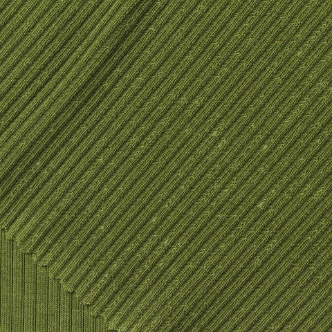 Tencel Lyocell Stretch Rib Knit Fabric, 290 gsm, 145 cm — Green