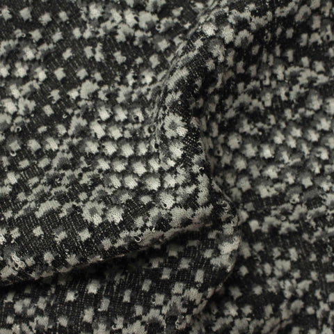 Dark Grey Textured Jacquard