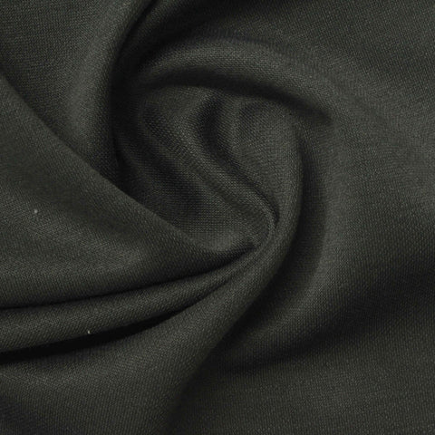 Polyester Cotton Piqué Knit Fabric, 192 gsm, 180 cm — Grey