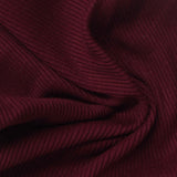 Cotton Polyester Stretch Rib Knit Fabric, 320 gsm, 145 cm — Red — photo 2