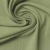 Polyester Stretch Rib Knit Fabric, 270 gsm, 150 cm — Green — photo 2
