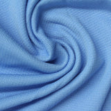 Polyester Stretch Waffle Knit Fabric, 260 gsm, 170 cm — Blue — photo 2