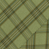 Green Plaid Woven, Polyester — photo 2