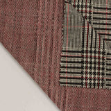 Black Plaid Jacquard, Poly-Viscose — photo 2