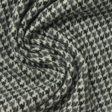 Black Houndstooth Knit, Polyester — photo 2
