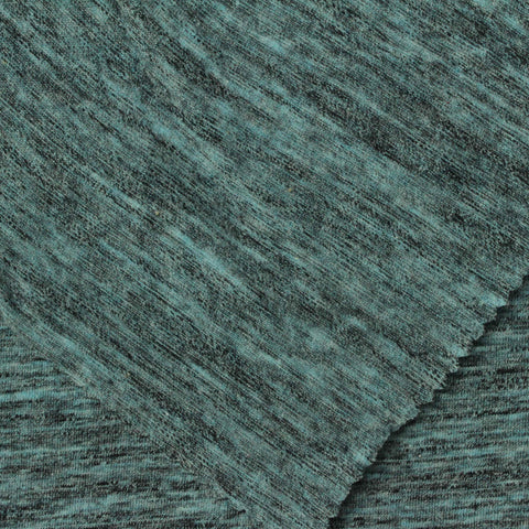 Cotton Polyester Stretch Jersey Knit Fabric, 160 gsm, 172 cm — Blue, ref EF-236057