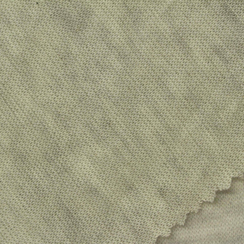 Light Grey Heathered-Marl Jersey Knit, Poly-Viscose, 102 gsm