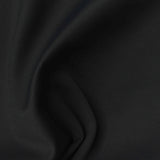 Brushed Nylon Stretch Interlock Knit Fabric, 300 gsm, 150 cm — Black — photo 2