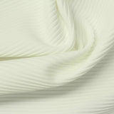 Polyester Stretch Knit Fabric, 280 gsm, 160 cm — White — photo 2