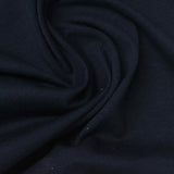 Polyester Cotton Piqué Knit Fabric, 180 gsm, 155 cm — Navy — photo 2