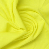 Tencel Lyocell Polyester Blend Rib Knit Fabric, 150 gsm, 150 cm — Yellow — photo 2