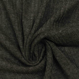 Dark Grey Marl Rib Knit, Polyester — photo 2