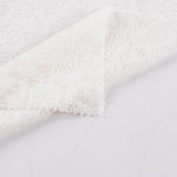 White Fine-Grid Jacquard, Polyester — photo 2