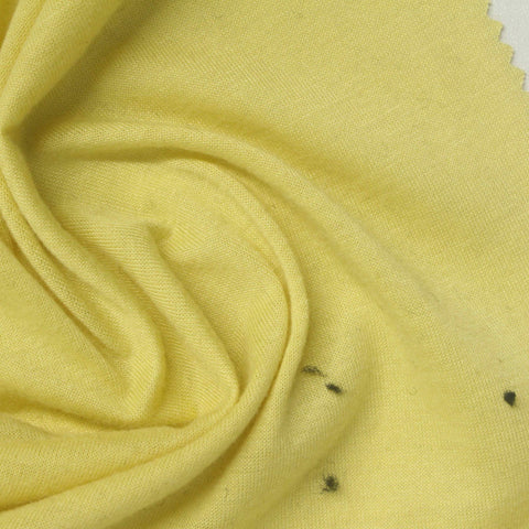 100% Polyester Jersey Knit Fabric, 190 gsm, 163 cm — Yellow