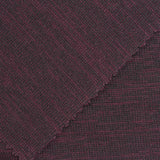 Dark Red Marl Rib Knit, Viscose-Poly — photo 2