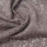 Mauve Openwork-Leaf Lace, Polyester — photo 2