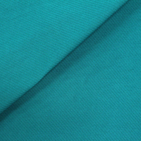Viscose Nylon Stretch Bengaline Fabric, 295 gsm — Blue