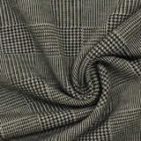 Black Plaid Jacquard, Poly-Viscose — photo 2