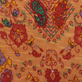 Red Small-Floral Knit, Viscose — photo 2