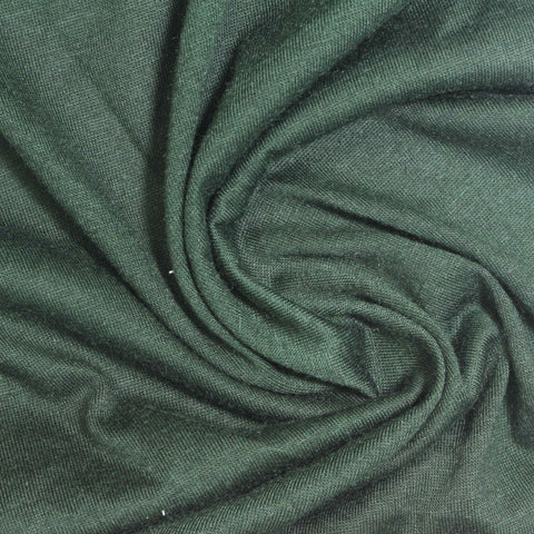 Heathered Green Marl Jersey Knit, Poly-Cotton