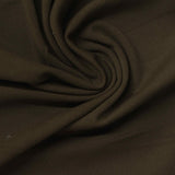 Brushed Polyester Stretch Sateen Fabric, 220 gsm, 152 cm — Brown — photo 2