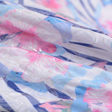 Pink Floral Chiffon, Polyester — photo 2