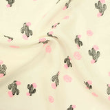 Black Flowers Woven, Viscose — photo 2