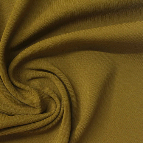 Nylon Stretch Interlock Knit Fabric, 280 gsm, 155 cm — Khaki