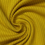 Polyester Stretch Jersey Knit Fabric, 274 gsm, 146 cm — Yellow — photo 2