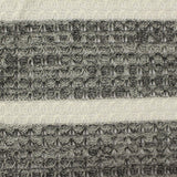 Black Stripes Chunky Knit, Poly-Viscose — photo 2