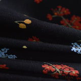 Yellow Flowers Woven, Viscose — photo 2