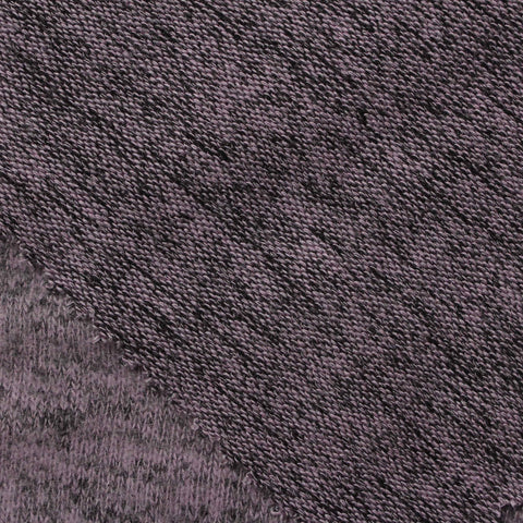 Purple Marl Chunky Knit, Viscose-Poly, 186 gsm