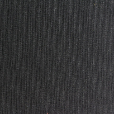 100% Cotton French Terry Fabric, 455 gsm, 165 cm — Black