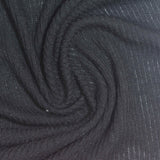 Dark Grey Marl Rib Knit, Poly-Viscose — photo 2