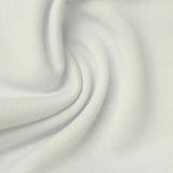 Brushed Polyester French Terry Fabric, 231 gsm, 190 cm — White — photo 2