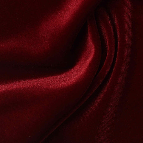 Polyester Stretch Velvet Fabric, 240 gsm, 160 cm — Red