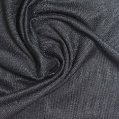 Brushed Polyester Stretch Milk Silk Knit Fabric, 170 gsm, 160 cm — Navy, ref EF-268781