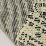 Dark Blue Geometric Chunky Knit, Cotton-Poly — photo 2