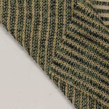 Beige Horizontal-Stripe Chunky Knit, Poly-Acrylic — photo 2