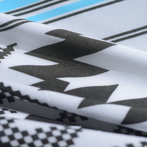Black Zigzag Woven, Viscose