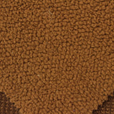 Polyester Stretch Rib Knit Fabric, 300 gsm, 155 cm — Brown — photo 2