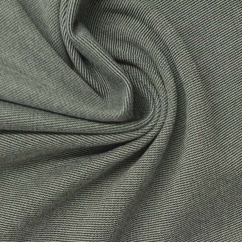 Jacquard Polyester Stretch Ponte Knit Fabric, 245 gsm, 158 cm — Grey